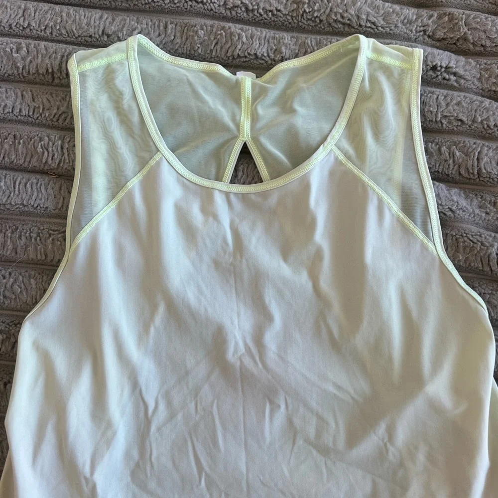Lululemon Yellow Long Line Tank- M